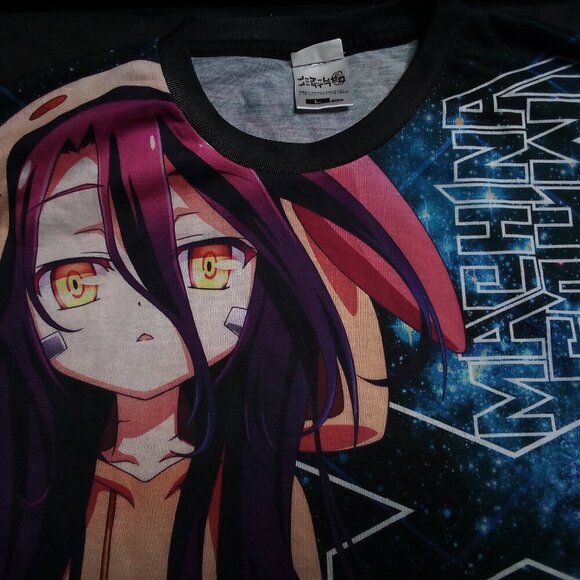 No Game No Life Zero Schwi AOP Anime Manga T-Shirt - Picture 1 of 6